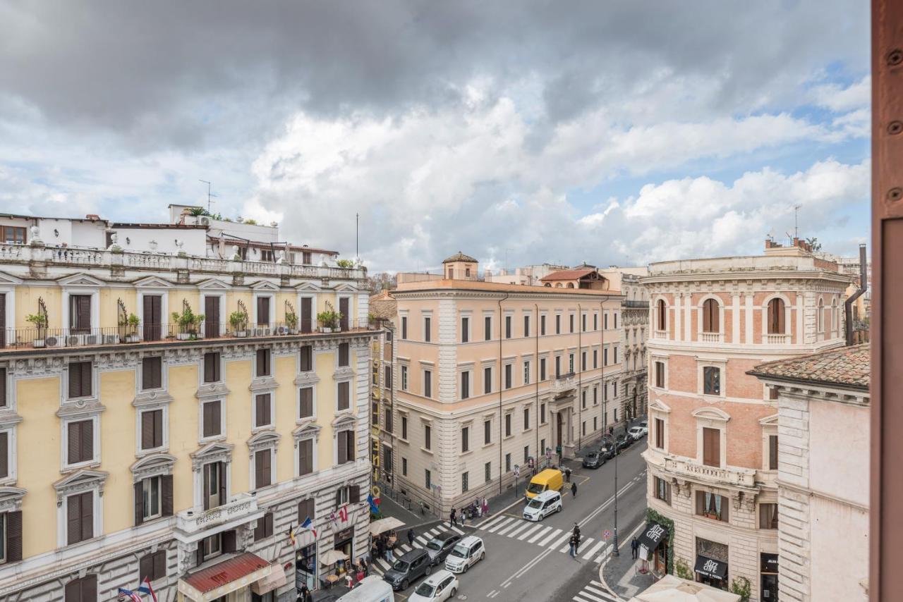 Ferienwohnung Cozy Wooden Apt In Piazza Navona Rom Exterior foto